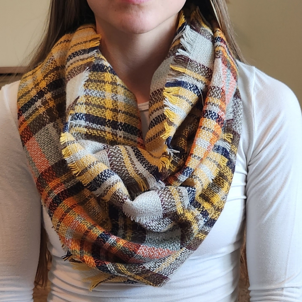 Infinity Scarf Plaid